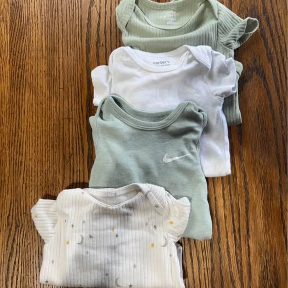 Carter's and Nike Baby Bodysuits - 6 MONTH